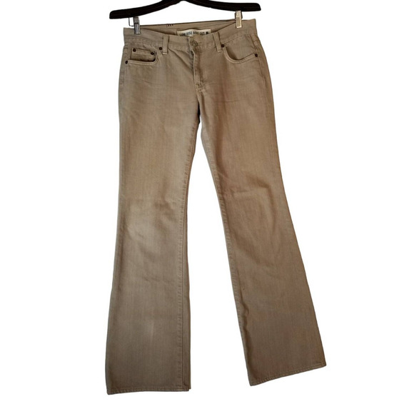 Gap Low Rise Boot Cut‎ Jeans Womens Size 6 30x33 light Gray - Picture 1 of 6